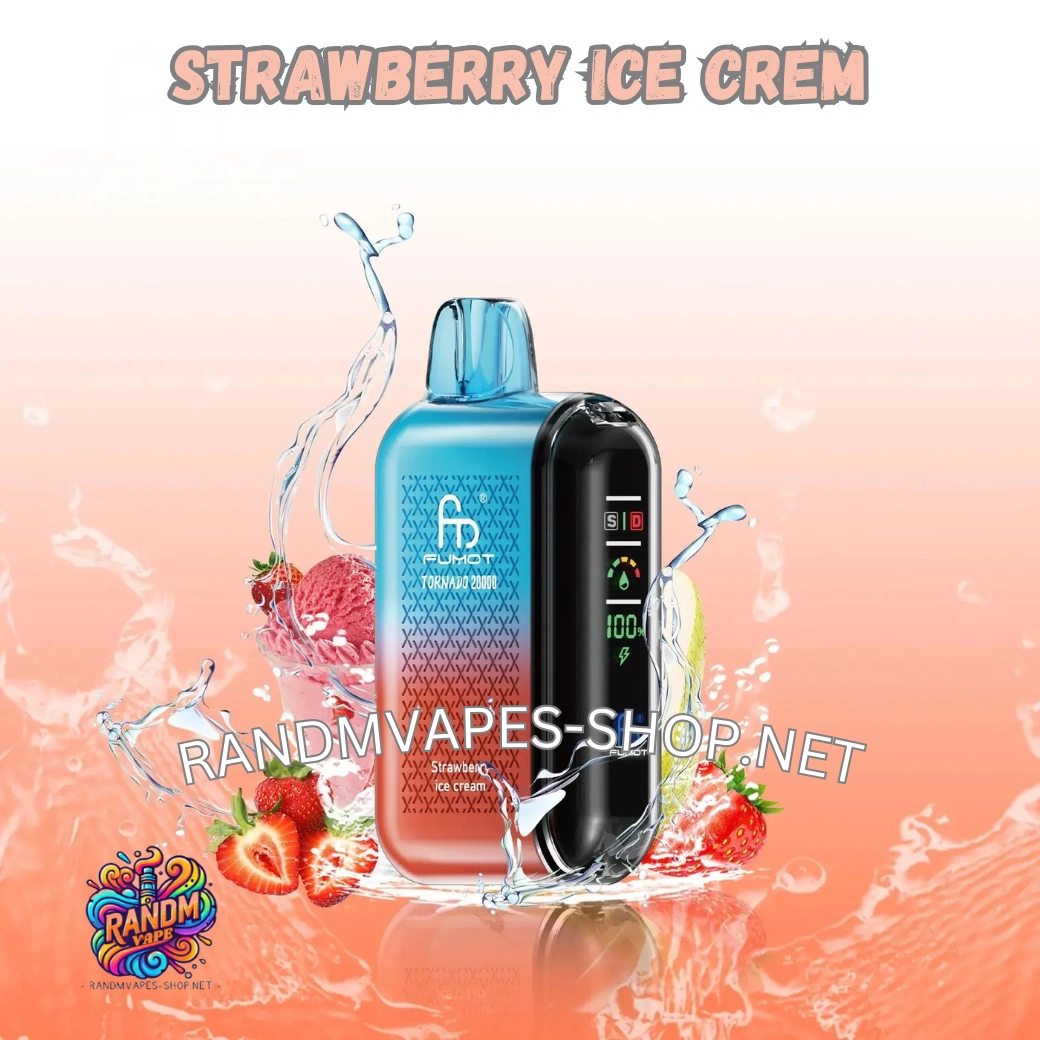 Tornado Vape 20000<br>Strawberry Ice Cream