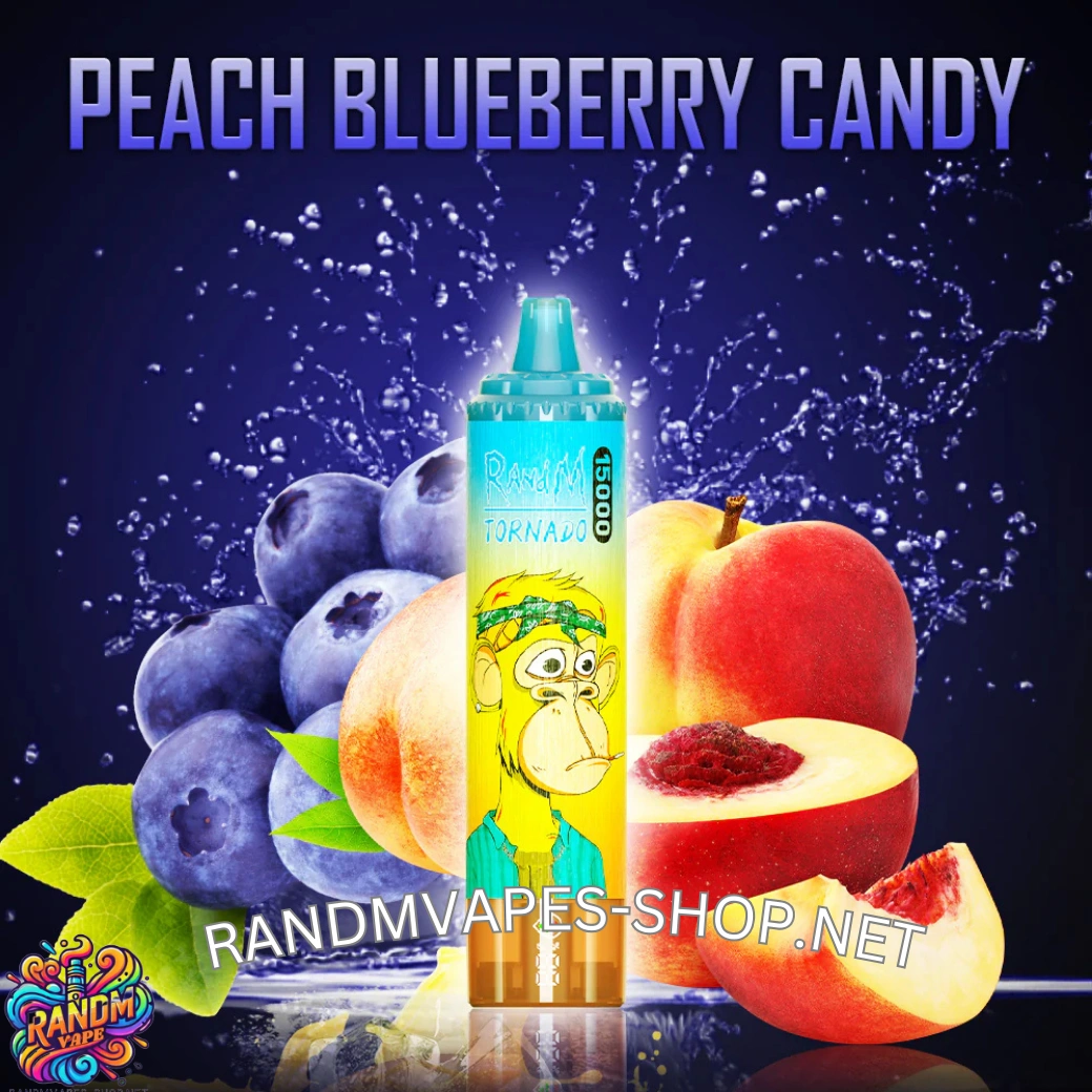 Tornado Vape 15000<br>Peach Blueberry Candy