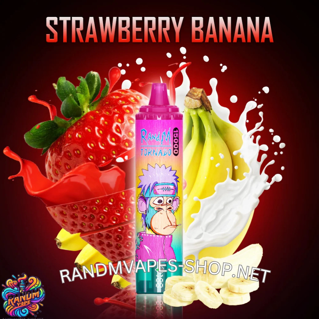 Tornado Vape 15000<br>Strawberry Banana