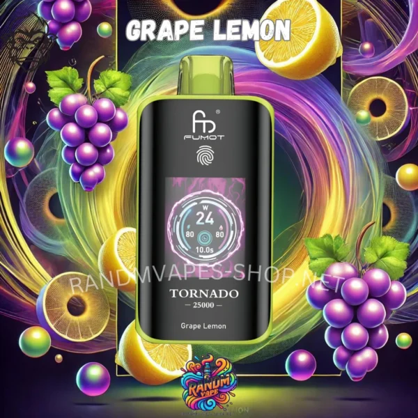 Tornado Vape 25000<br>Grape Lemon