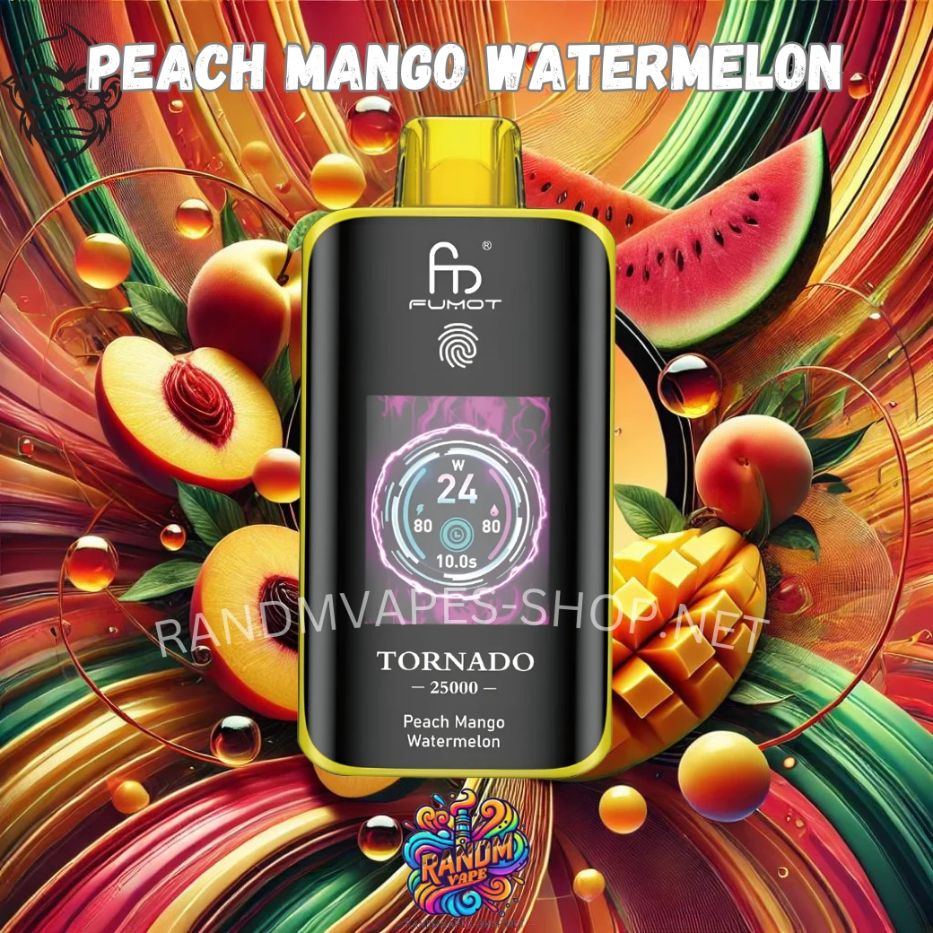 Tornado Vape 25000<br>Peach Mango Watermelon