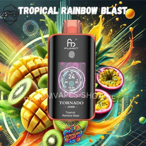 Tornado Vape 25000<br>Tropical Rainbow Blast