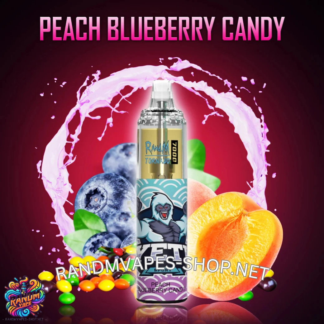 Tornado Vape 7000<br>Peach Blueberry Candy