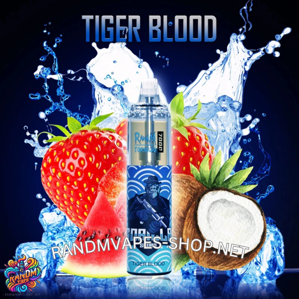 Tornado Vape 7000<br>Tiger Blood