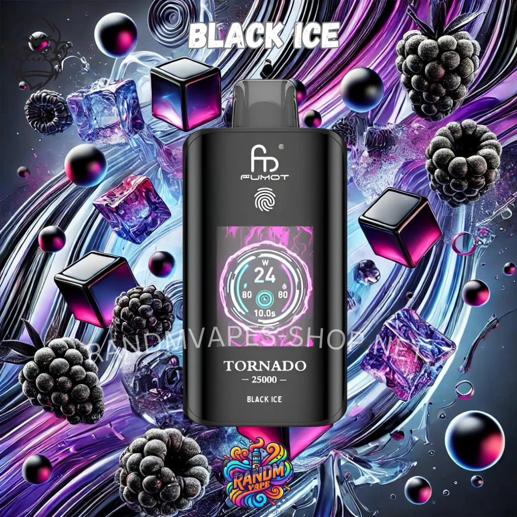 Tornado Vape 25000<br>Black Ice