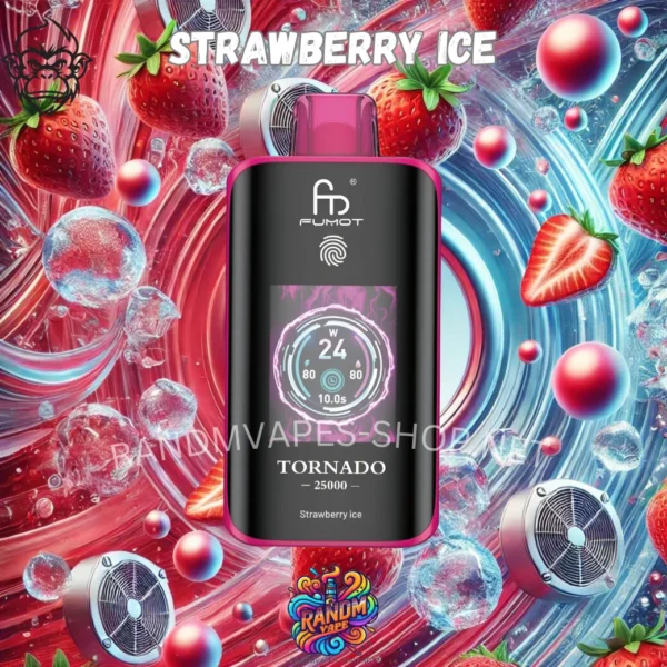 Tornado Vape 25000<br>Strawberry Ice